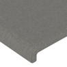 Tête de lit Gris foncé 90x5x118/128 cm Tissu 618656618656