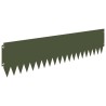 Bordure de Pelouse 20 pcs 103 x 25 cm Acier Vert olive 618662618662