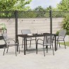 Ensemble de salle à manger pour jardin 5 pcs Anthracite 618671618671