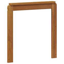 Accoudoirs 2 pcs Marron 59 x 6 x 61 cm Bois d'ingénierie 618673618673