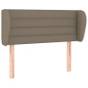  Tête de lit avec oreilles Taupe 103x23x78/88 cm Tissu 