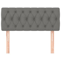 Tête de lit Gris foncé 90x7x78/88 cm Tissu 618701618701