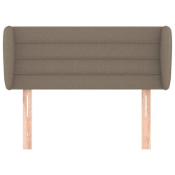  Tête de lit avec oreilles Taupe 103x23x78/88 cm Tissu 
