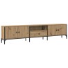 Meuble TV à tiroir chêne artisanal 200x25x44 cm bois ingénierie 618706618706
