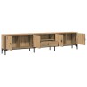 Meuble TV à tiroir chêne artisanal 200x25x44 cm bois ingénierie 618706618706