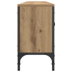 Meuble TV à tiroir chêne artisanal 200x25x44 cm bois ingénierie 618706618706