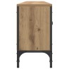 Meuble TV à tiroir chêne artisanal 200x25x44 cm bois ingénierie 618706618706