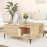 Table basse chêne sonoma 80x80x36,5 cm bois d'ingénierie 618708618708