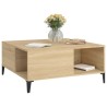 Table basse chêne sonoma 80x80x36,5 cm bois d'ingénierie 618708618708