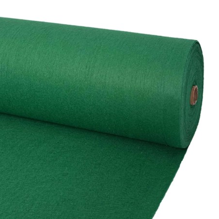 Tapis Uni Vert 1,2 x 12 m Polyester 618711618711