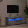 Meuble TV avec lumières LED Sonoma gris 90x35x40 cm 618715618715