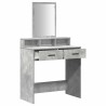 Table de Toilette Gris béton 79 x 41 x 140 cm Bois d'ingénierie 618727618727