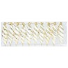Boule en forme de spirale de Noël 40 pcs Doré Plastique 618733618733