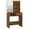 Coiffeuse avec LED Chêne marron 74,5x40x141 cm 618734618734