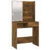 Coiffeuse avec LED Chêne marron 74,5x40x141 cm 618734618734