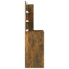 Coiffeuse avec LED Chêne marron 74,5x40x141 cm 618734618734
