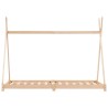 Cadre de lit d'enfant Bois de pin massif 70x140 cm 618736618736