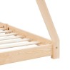 Cadre de lit d'enfant Bois de pin massif 70x140 cm 618736618736
