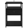 Cabinet de chevet Chêne noir 40 x 42 x 55 cm Bois d'ingénierie 618739618739