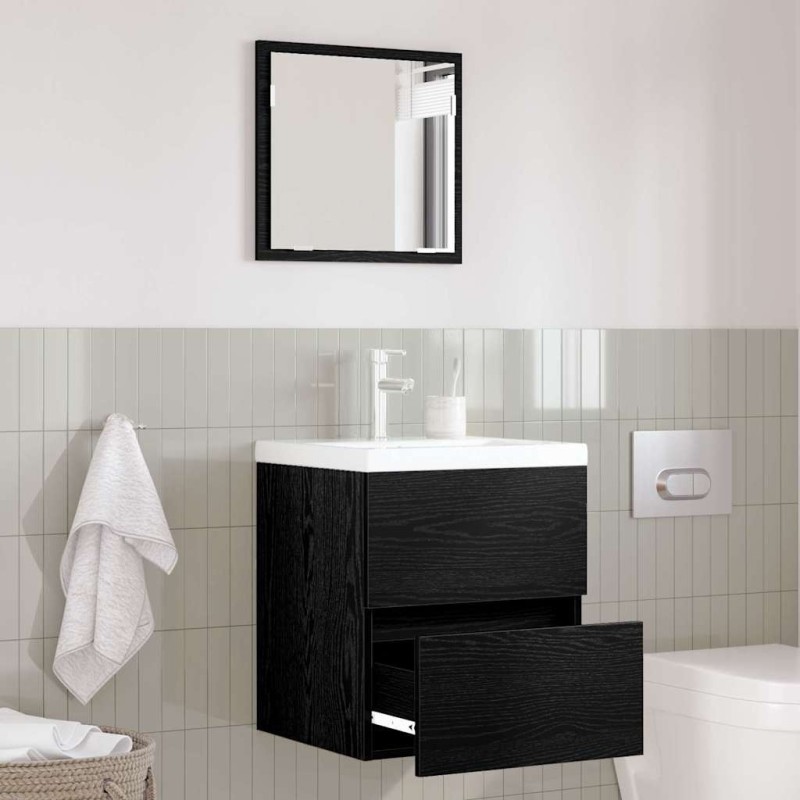 Cabinet de salle de bain Chêne noir 41 x 38,5 x 45 cm 618740618740