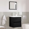 Cabinet de salle de bain Chêne noir 41 x 38,5 x 45 cm 618740618740