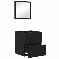 Cabinet de salle de bain Chêne noir 41 x 38,5 x 45 cm 618740618740