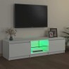 Meuble TV avec lumières LED blanc 140x40x36 cm 618741618741