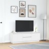Meuble TV avec lumières LED blanc 160,5x41x50 cm 618743618743