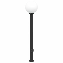 Bornes lumineuses avec sortie lot de 3 120 cm noir IP44 618760618760