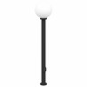 Bornes lumineuses avec sortie lot de 3 120 cm noir IP44 618760618760