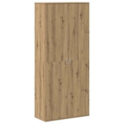 Buffet 80 x 35 x 180 cm Bois d'ingénierie chêne artisanal 618761618761