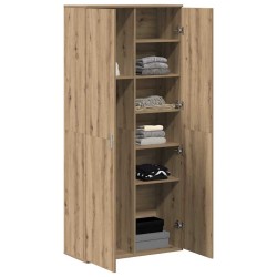 Buffet 80 x 35 x 180 cm Bois d'ingénierie chêne artisanal 618761618761