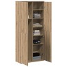 Buffet 80 x 35 x 180 cm Bois d'ingénierie chêne artisanal 618761618761