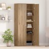 Buffet 80 x 35 x 180 cm Bois d'ingénierie chêne artisanal 618761618761