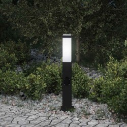 Borne lumineuse avec sortie 50 cm Noir IP44 618762618762