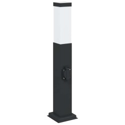 Borne lumineuse avec sortie 50 cm Noir IP44 618762618762