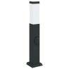 Borne lumineuse avec sortie 50 cm Noir IP44 618762618762