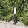 Borne lumineuse avec sortie 50 cm Noir IP44 618762618762