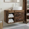 Ensemble de mobilier de salle de bain 2 pcs Bois ancien 618766618766