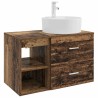 Ensemble de mobilier de salle de bain 2 pcs Bois ancien 618766618766