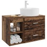 Ensemble de mobilier de salle de bain 2 pcs Bois ancien 618766618766