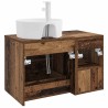 Ensemble de mobilier de salle de bain 2 pcs Bois ancien 618766618766