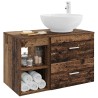Ensemble de mobilier de salle de bain 2 pcs Bois ancien 618767618767