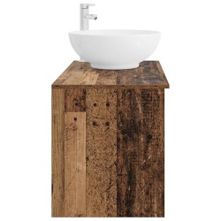 Ensemble de mobilier de salle de bain 2 pcs Bois ancien 618767618767