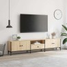 Meuble TV à tiroir chêne sonoma 200x25x44 cm bois d'ingénierie 618770618770