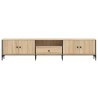 Meuble TV à tiroir chêne sonoma 200x25x44 cm bois d'ingénierie 618770618770