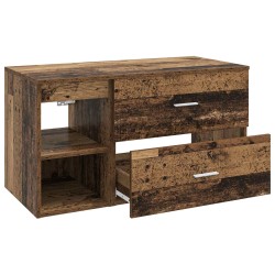 Ensemble de mobilier de salle de bain 2 pcs Bois ancien 618771618771