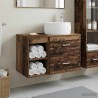 Ensemble de mobilier de salle de bain 2 pcs Bois ancien 618773618773