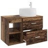 Ensemble de mobilier de salle de bain 2 pcs Bois ancien 618773618773