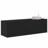 Meuble TV 2 pcs Noir 100 x 30 x 30 cm Bois d'ingénierie 618774618774